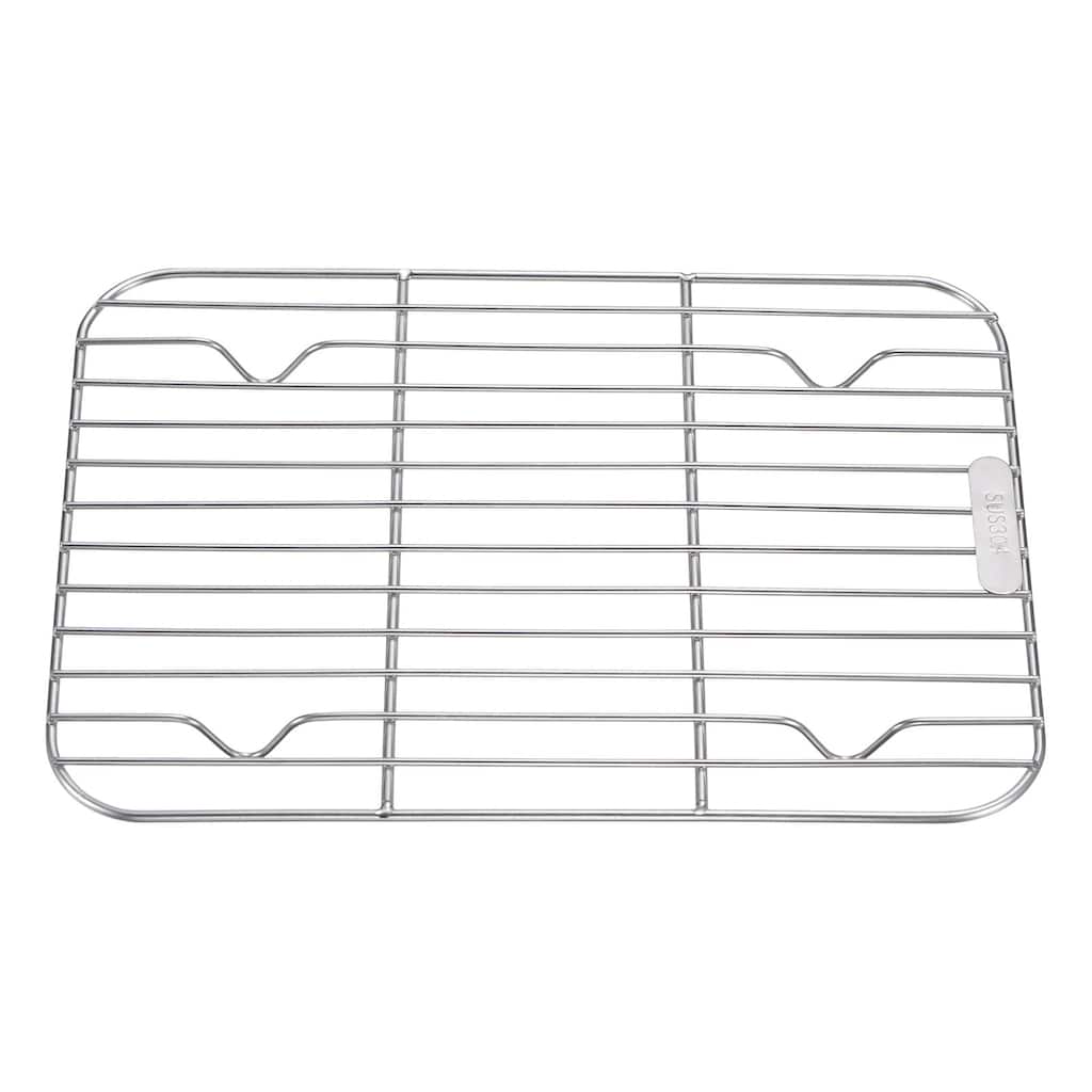 Square Cooling Rack 8.7" x 6.3" 304 Stainless Steel with 16.4mm 4-Legs - 8.7" x 6.3"
