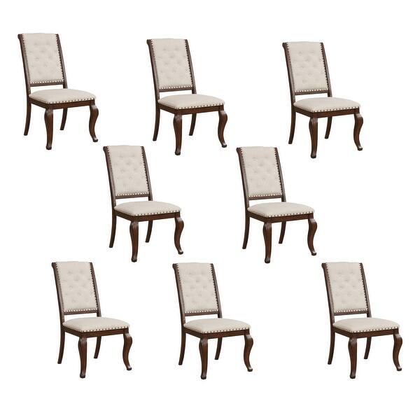 Fremont Tufted Back Upholstered Dining Chairs (Set of 8) On Sale