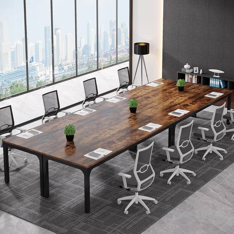 78.74" Large Rectangle Conference Table/Desk, Modern Seminar Meeting Table, Business Tables for Boardroom & Office