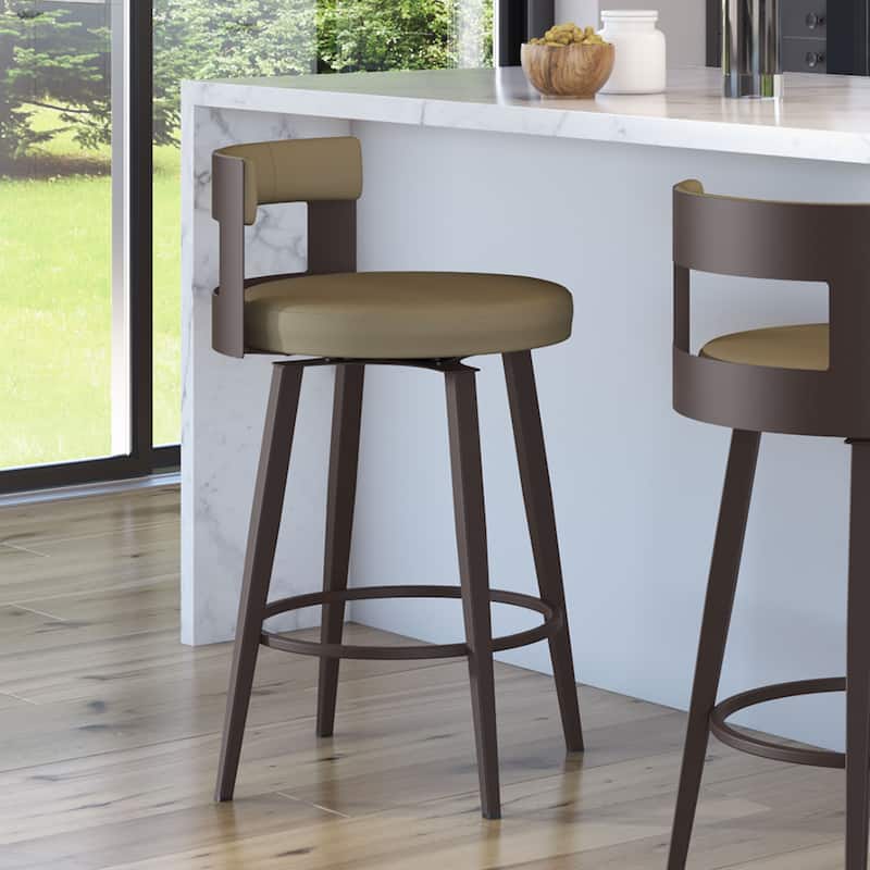 Amisco Paramont Swivel Counter and Bar Stool - N/A