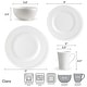 preview thumbnail 9 of 7, Mikasa Ciara 16-Piece Dinnerware Set, Service for 4