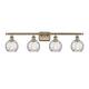 Option Antique Brass / Clear Water Glass