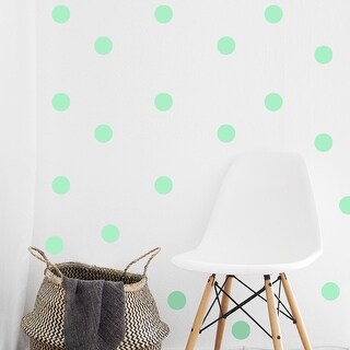 Walplus Peel and Stick Glow In The Dark Dots Wall Stickers Home Room Decor