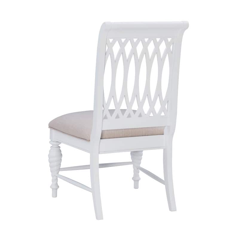 Linon Holden Solid Wood Farmhouse Side Dining Chair (Set of 2)