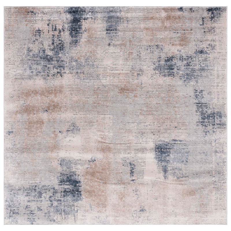 SAFAVIEH Vogue Johanna Modern & Contemporary Rug - 6'7" Square - Beige/Blue