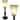 Bronze Table Lamp with Alabaster Glass Shade