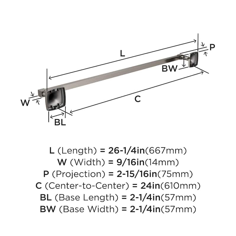 Amerock Stature Towel Bar