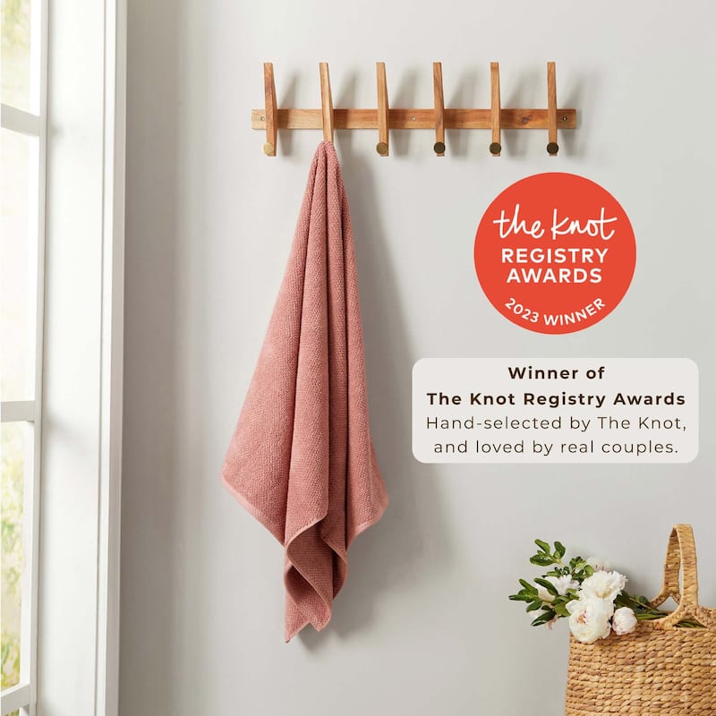 100% Cotton Acacia Collection Ultra Absorbant Popcorn Bath Towels