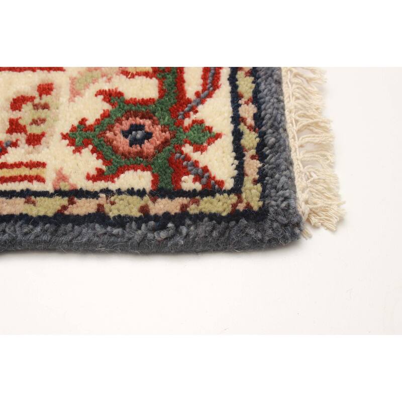 ECARPETGALLERY Hand-knotted Serapi Heritage Charcoal Wool Rug - 2'5 x 13'10
