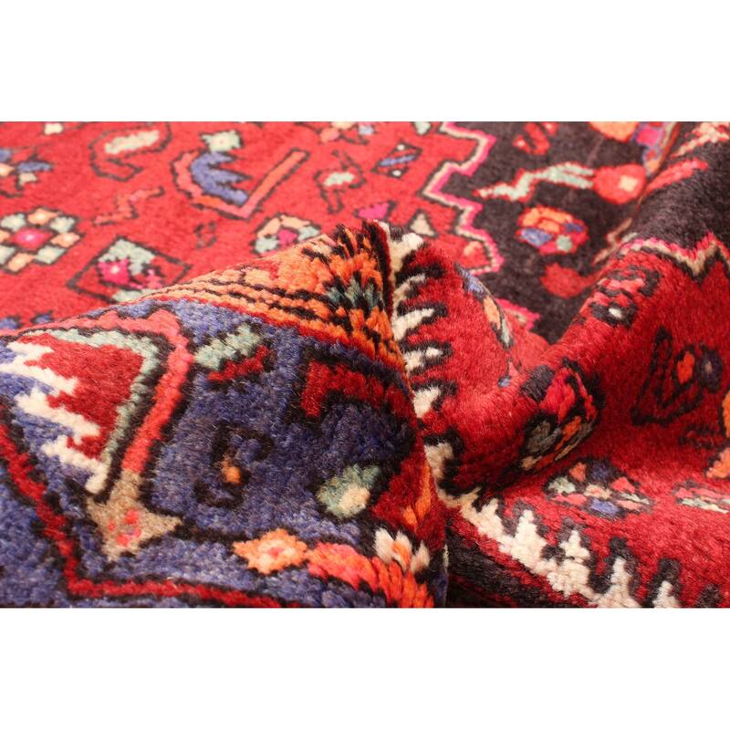 ECARPETGALLERY Hand-knotted Anadol Red Wool Rug - 4'10 x 7'0