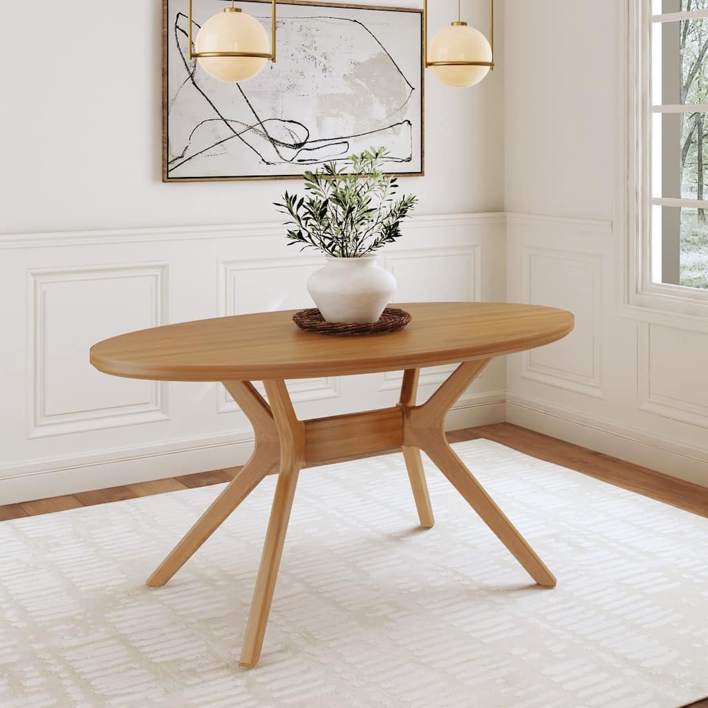 Plank and Beam Verso Oval Dining Table - 62"