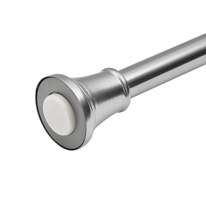 Utopia Alley Adjustable 72-Inch Rust-Proof Aluminum Shower Curtain Tension Rod - Included PEVA Shower liner and shower hooks