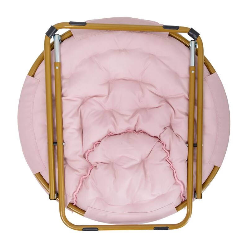 Folding XL Saucer Chair for Dorm or Bedroom