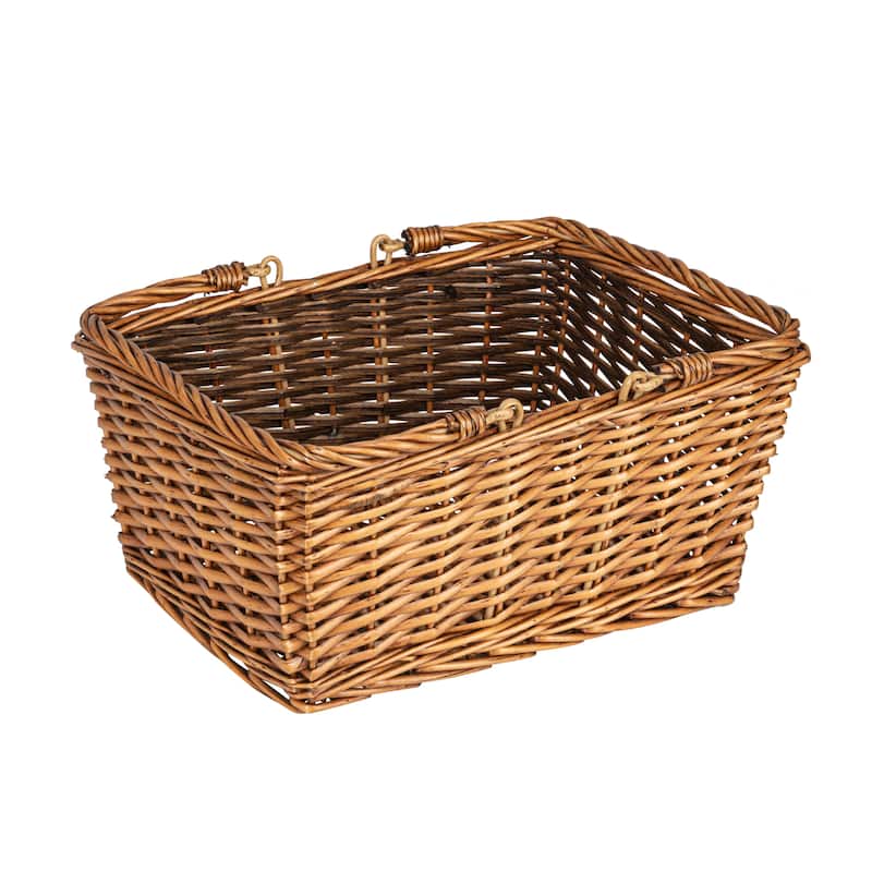 Household Essentials Handwoven Willow Market Basket