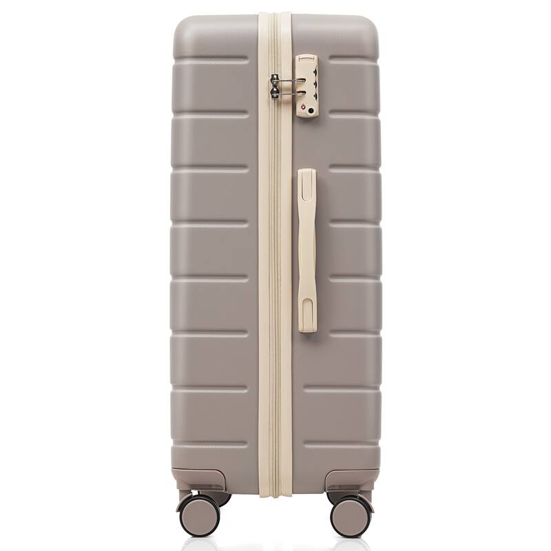 Premium ABS Travel Luggage Set,Three-Piece TSA Lock Suitcase Ensemble
