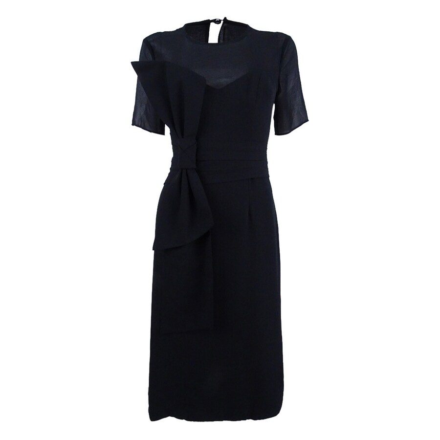 Shop Fame And Partners Women S Bow A Line Dress Black Free