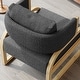 preview thumbnail 37 of 35, Corvus Danzig Teddy Fabric 1-Piece Accent Chair
