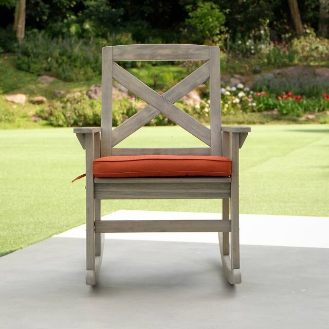 Cambridge Casual West Lake Solid Mahogany Outdoor Rocking Chair