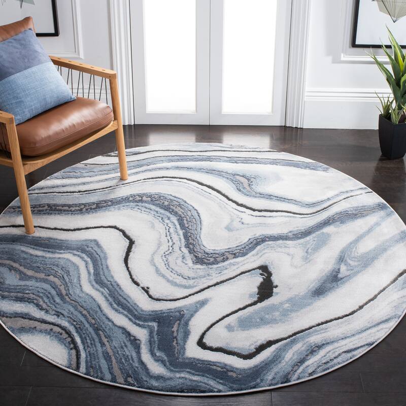 SAFAVIEH Craft Clytie Modern Abstract Marble Pattern Rug