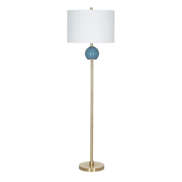 Shop Glass And Metal Floor Lamp Overstock 31804095