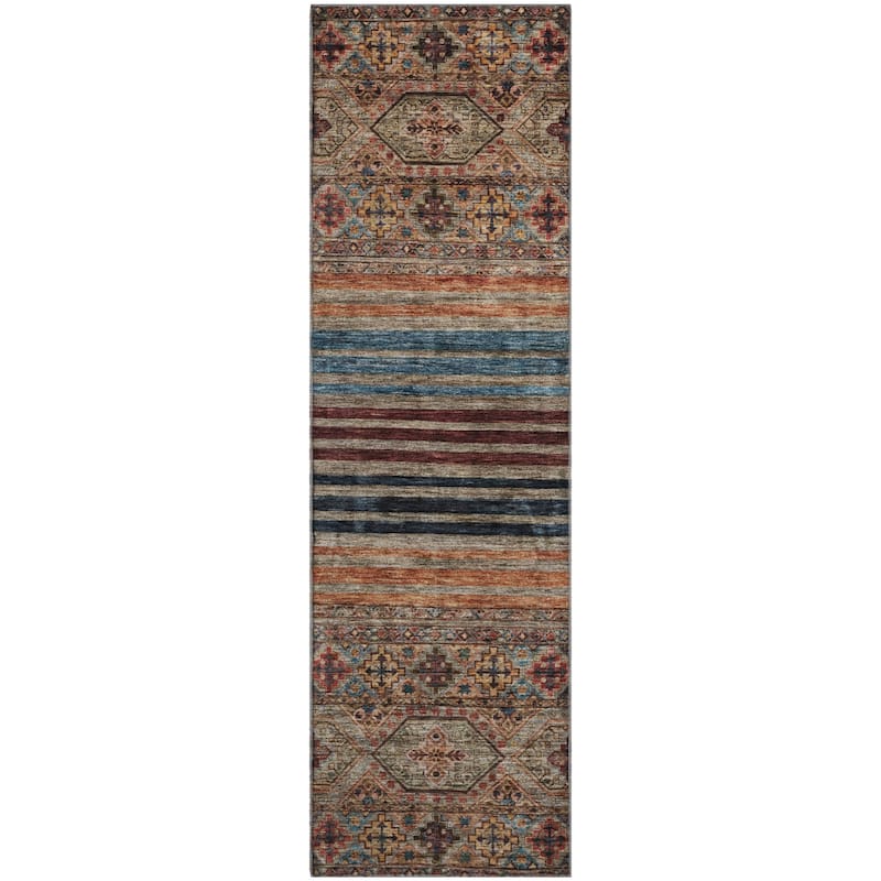 Premium Washable Super Soft Boho Stripes Mayfield Rug