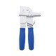 preview thumbnail 1 of 2, Swing-A-Way 5215423 Portable Manual Can Opener With Cushioned Ergonomic Handles & Built In Bottle Opener - Blue