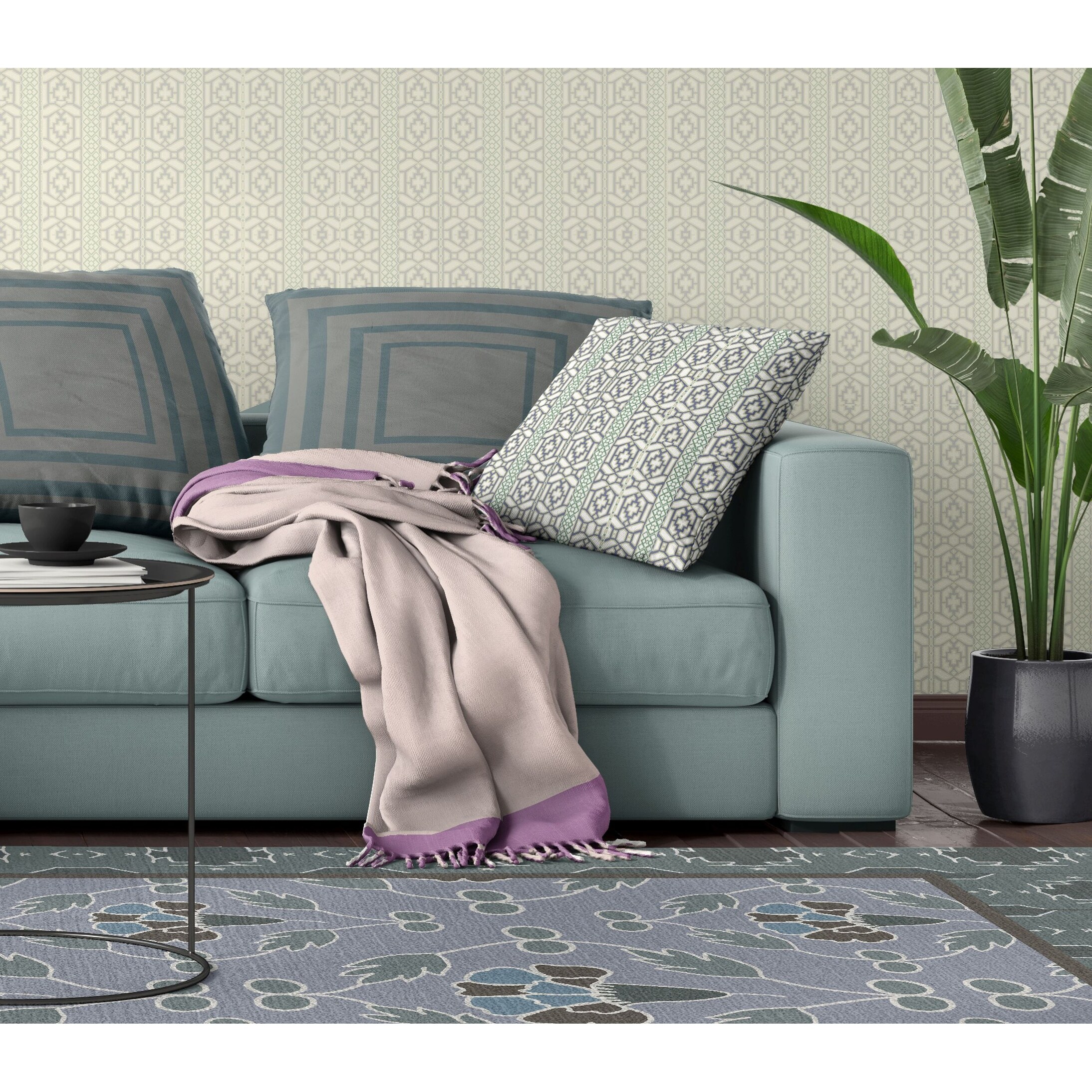Amrita Sen Flowers of Strength Indoor Outdoor Pillow Zip - Picture 8 of 24