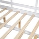 preview thumbnail 16 of 34, Modern Design Full Size House Bed With Wooden Trundle-White