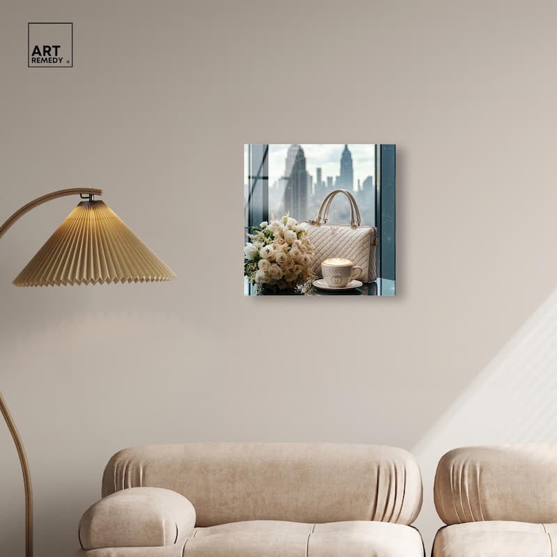 Glam by the Window New York Acrylic by Art Remedy, Ready to Hang