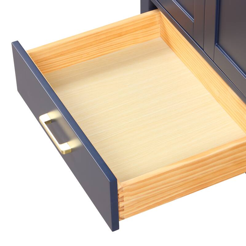 Blossom Geneva 36" Bathroom Vanity with Marble Top & Undermount Sink