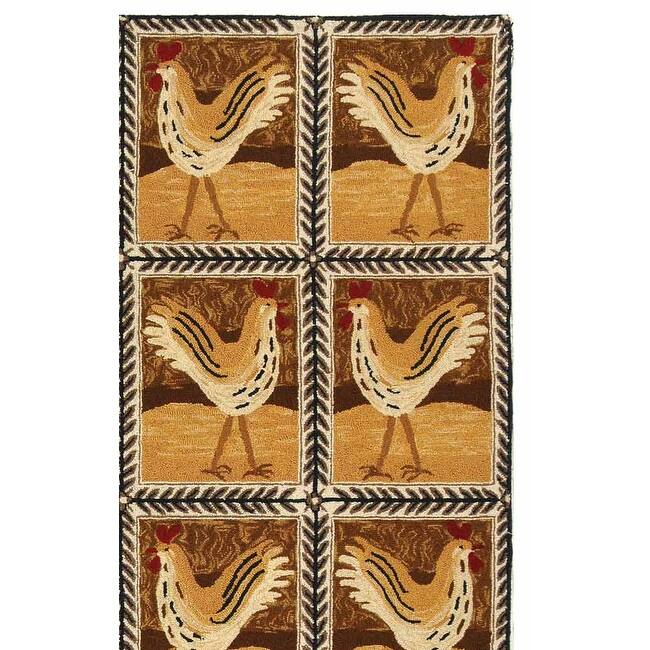 SAFAVIEH Handmade Chelsea Shawnee French Country Wool Rug