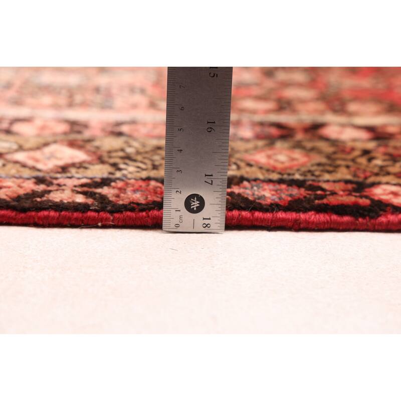 ECARPETGALLERY Hand-knotted Andelz Red Wool Rug - 4'1 x 14'9