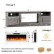 preview thumbnail 26 of 42, Bossin 70" Fireplace TV Stand with 36" Electric Fireplace, TV Stand for TVs Up to 80", 20 Colors LED Lights/Entertainment Center