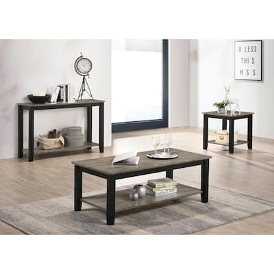 Coffee Table With Open Shelf