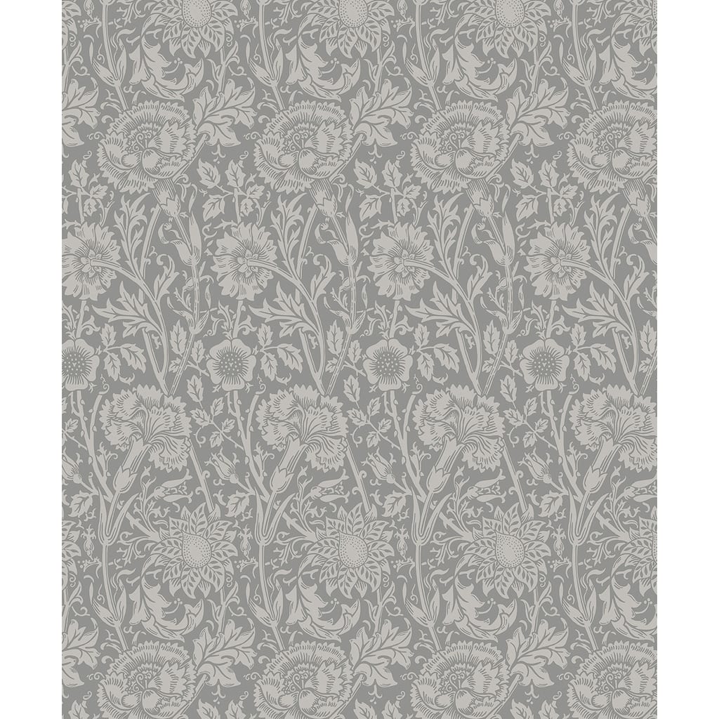 Seabrook Designs Tonal Floral Trail Nonwoven Unpasted Wallpaper