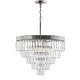 preview thumbnail 43 of 48, Gaines Crystal LED Chandelier, Polished Nickel/Clear by JONATHAN Y