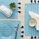 preview thumbnail 12 of 18, DII Natural Tonal Stripe With Fringe Placemat (Set of 6)