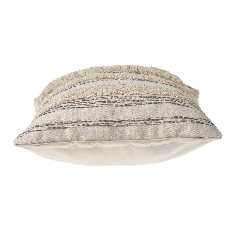 Sevita Gold Thread Luxury Indoor Throw Pillow 20 inch