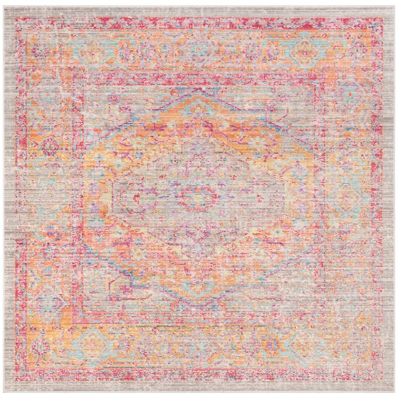 SAFAVIEH Windsor Emily Shabby Chic Cotton/ Polyester Distressed Rug