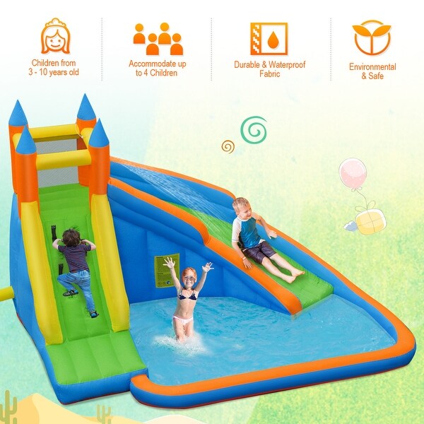 children water slide