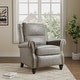 preview thumbnail 4 of 80, Manual Glider Pushback Recliner Chairs with Nailhead Trim Grey