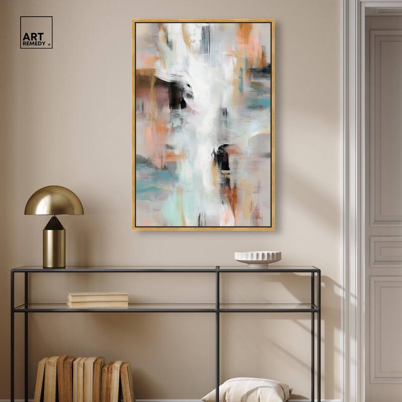 Gilded Mist Canvas by Art Remedy