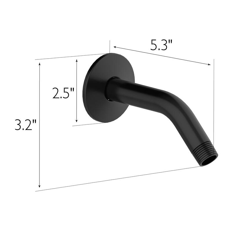 Design House 815274 Shower Arm with Escutcheon