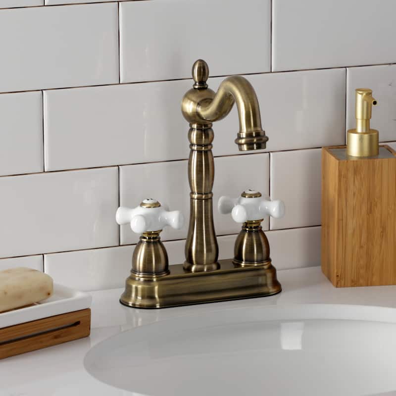 Kingston Brass Heritage 4 in. Centerset Bar Faucet