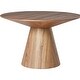 preview thumbnail 14 of 24, Fynix Modern 47" Solid Ash Wood Veneer Round Top Dining Table for Dining area, Kitchen, or Office Spaces