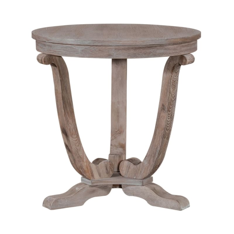 Liberty Furniture Greystone Mill Wire Brush End Table