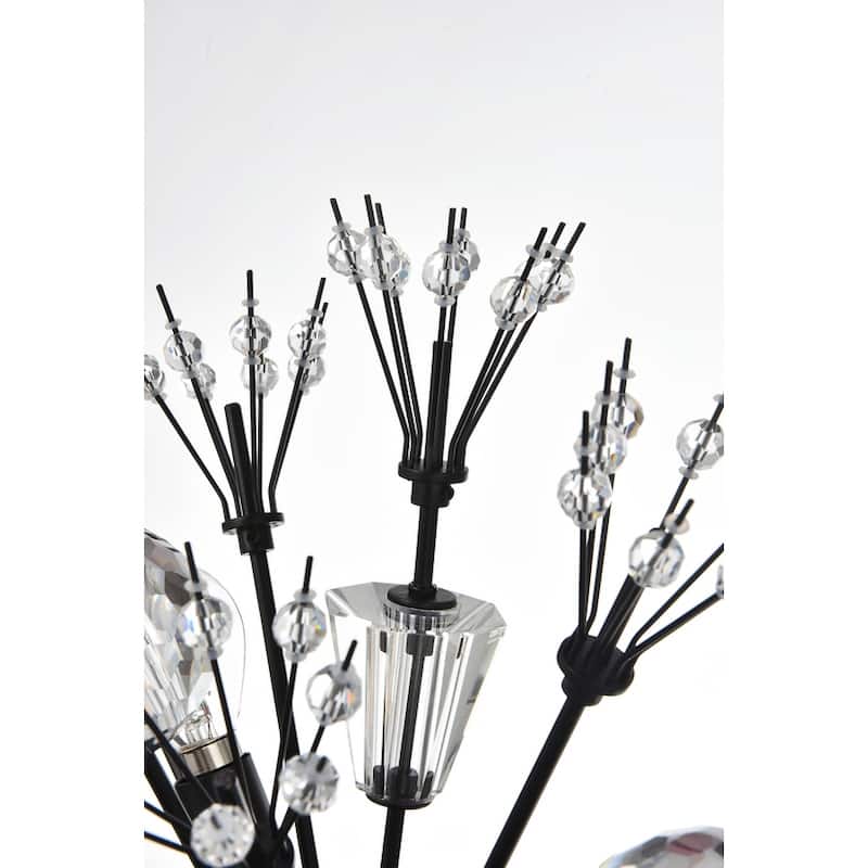 Victor 19 inch Crystal Starburst Wall Sconce - N/A
