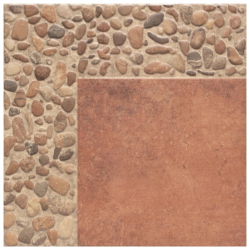 Merola Tile Castellon Cotto 17-5/8" x 17-5/8" Ceramic Floor and Wall Tile