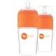 preview thumbnail 17 of 22, PopYum 9 oz Anti-Colic Formula Making Baby Bottle 2-Pack - Orange