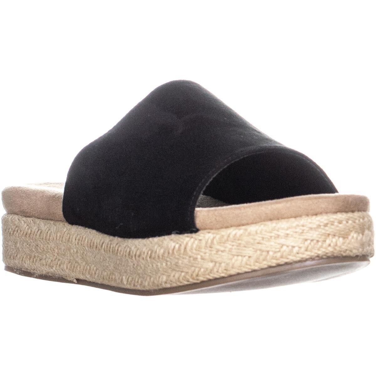 madden girl black slip on
